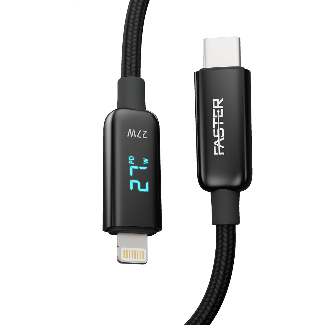 FASTER 27W USB-C TO LIGHTNINGDIGITAL DATA CABLE