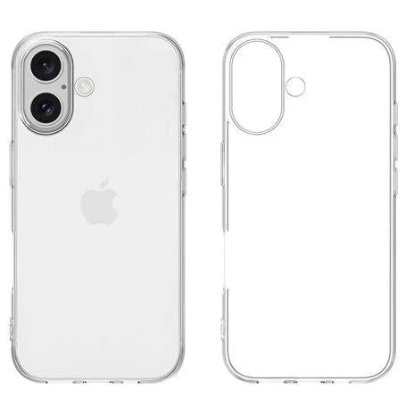 Original Transparent Back Cover for iPhone 7 To 16 series