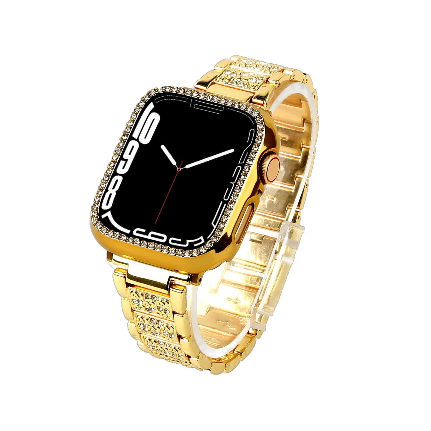 Luxury Meets Technology:Golden Smartwatch (Super Amoled)