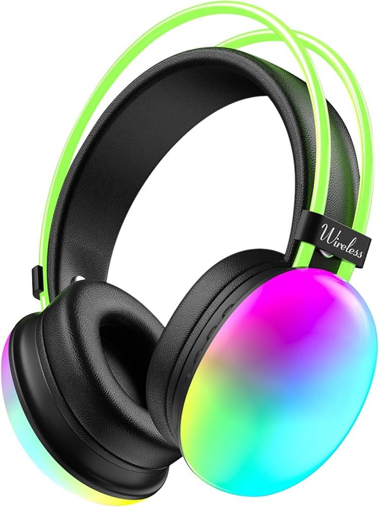 Karler Bass KR-H1 RGB Light Stereo Wireless Headset – Premium Sound & Vibrant Design