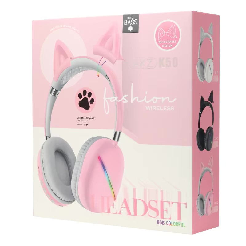 AKZ K50 Cat Headphone: Stylish & High-Quality Sound Experience