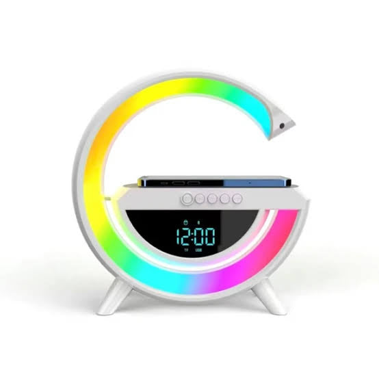 BT-3401 Wireless Speaker with Multi-Color Lights and Wireless Charging