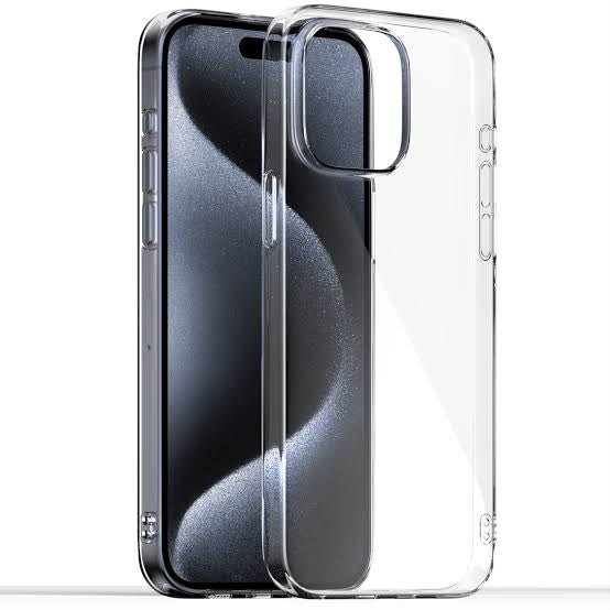 Original Transparent Back Cover for iPhone 7 To 16 series