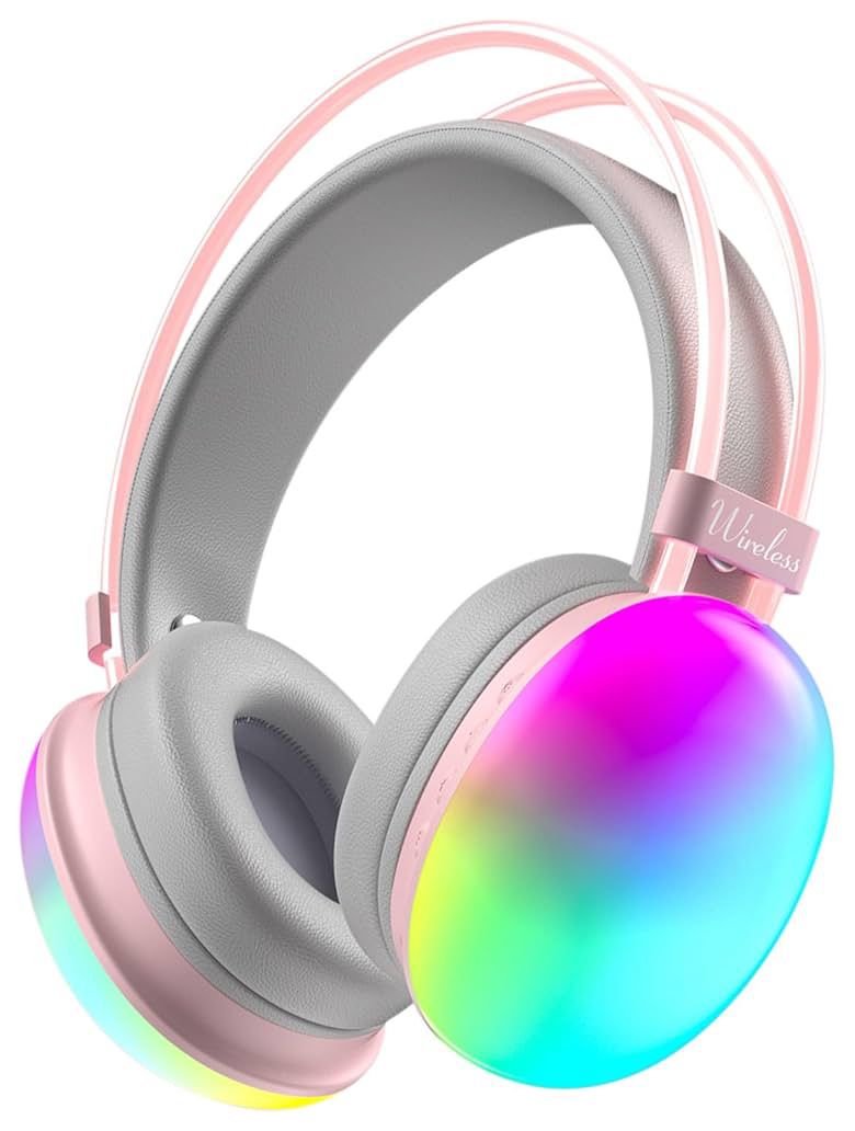 Karler Bass KR-H1 RGB Light Stereo Wireless Headset – Premium Sound & Vibrant Design