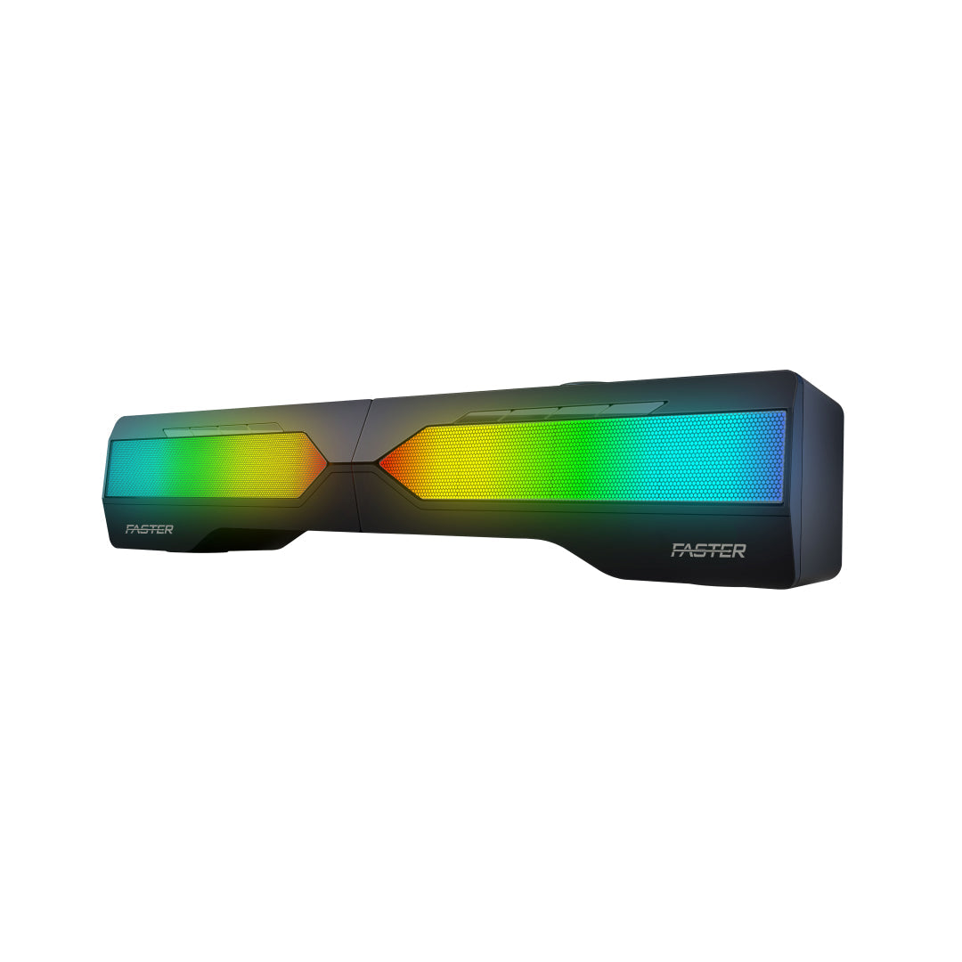 FASTER G2000 RGB LIGHTING DUAL GAMING WIRELESS SPEAKER BLUETOOTH