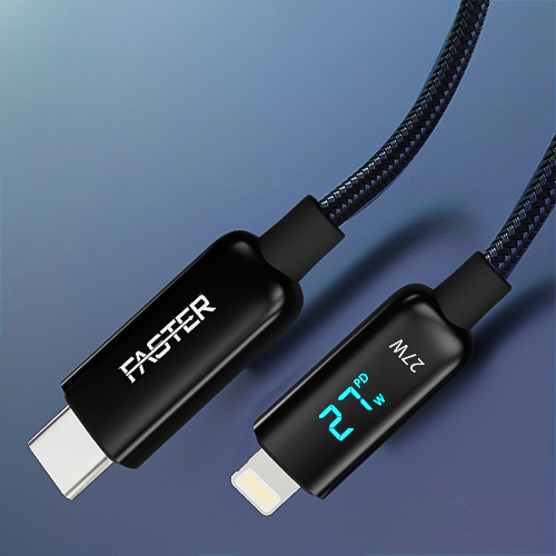 FASTER 27W USB-C TO LIGHTNINGDIGITAL DATA CABLE