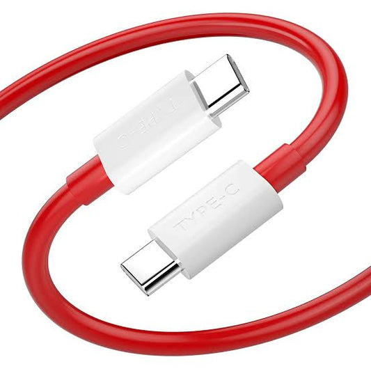 OnePlus 65W Original Warp 6.5A Fast Charging Cable For OnePlus Dual Type-C